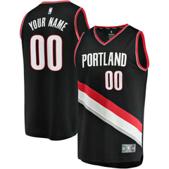 Portland Trail Blazers Fast Break Custom Replica Jersey Black - Icon Edition | Fanatics shop