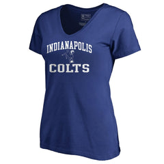 NFL Indianapolis Colts Women's Vintage Collection Victory Arch V-Neck T-Shirt
