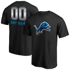NFL Detroit Lions Personalized Midnight Mascot T-Shirt