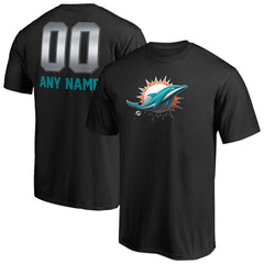 NFL Miami Dolphins Personalized Midnight Mascot T-Shirt
