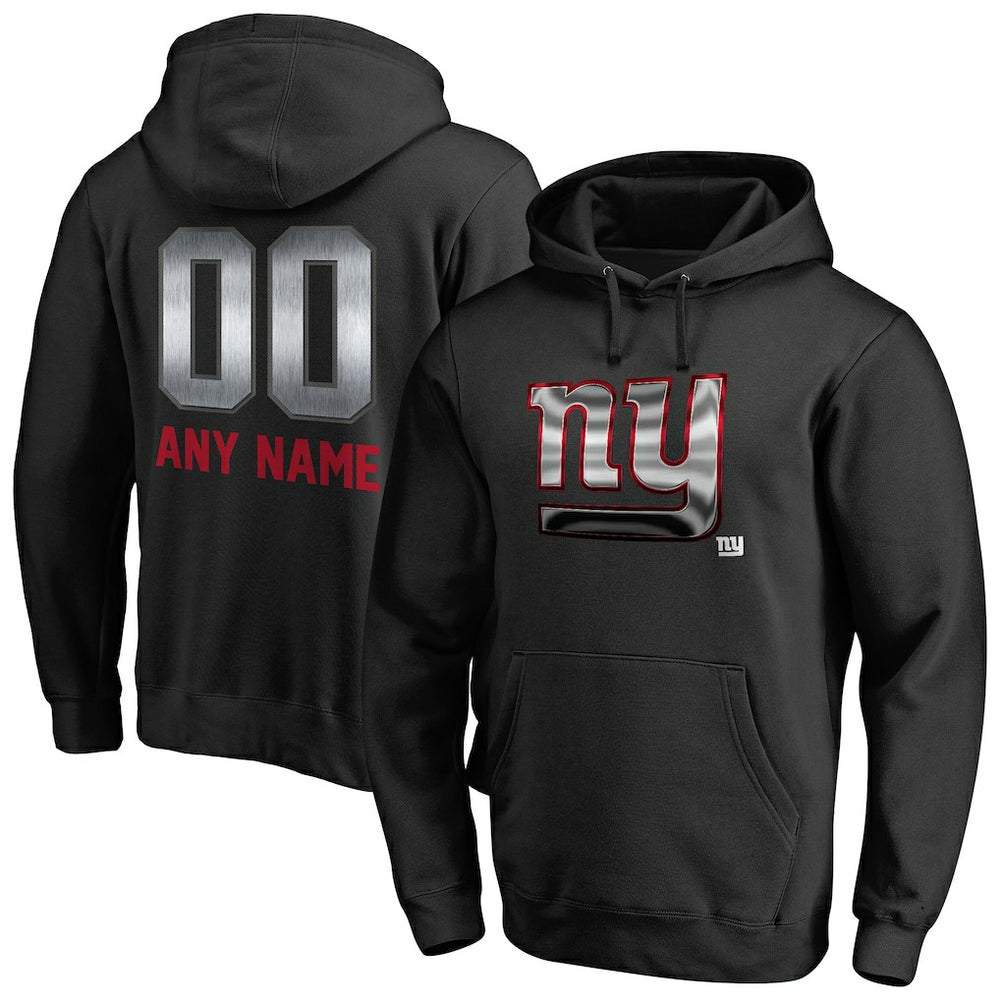 NFL New York Giants Personalized Midnight Mascot Pullover Hoodie