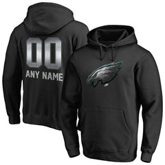 NFL Philadelphia Eagles Personalized Midnight Mascot Pullover Hoodie