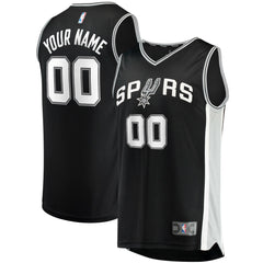 San Antonio Spurs Youth Fast Break Custom Replica Jersey Black - Icon Edition | Fanatics cheap