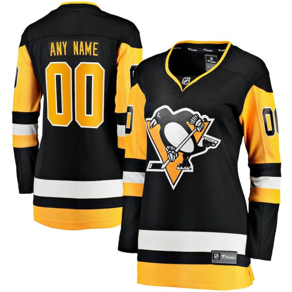 Pittsburgh Penguins Fanatics Women's Home Breakaway Custom Jersey