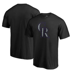 Colorado Rockies Static Logo T-Shirt - Black