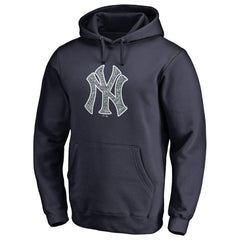 New York Yankees Static Logo Pullover Hoodie - Navy