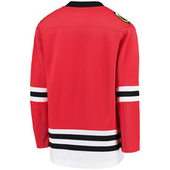 Chicago Blackhawks Fanatics Youth Home Replica Blank Jersey