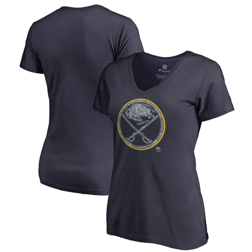 Buffalo Sabres Women's Static Logo V-Neck T-Shirt