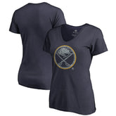 Buffalo Sabres Women's Static Logo V-Neck T-Shirt