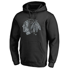 Chicago Blackhawks Static Logo Pullover Hoodie
