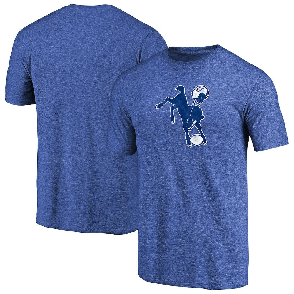 NFL Indianapolis Colts Throwback Logo Tri-Blend T-Shirt