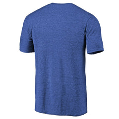 New York Islanders Throwback Vintage Logo Tri-Blend T-Shirt