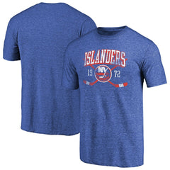 New York Islanders Vintage Collection Line Shift Tri-Blend T-Shirt