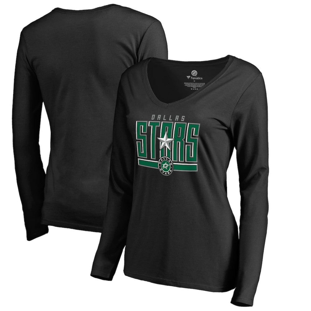 Dallas Stars Women's Hometown Collection V-Neck Long Sleeve T-Shirt