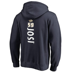 Roman Josi Nashville Predators Backer Name & Number Pullover Hoodie