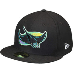 Tampa Bay Rays Cooperstown Collection Wool 59FIFTY Fitted Hat - Black | New Era