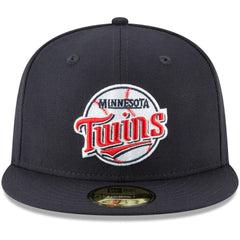 Minnesota Twins Cooperstown Collection Wool 59FIFTY Fitted Hat - Navy | New Era