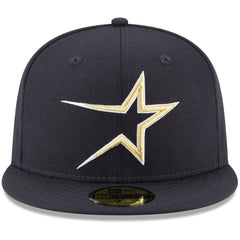 Houston Astros Cooperstown Collection Wool 59FIFTY Fitted Hat - Navy | New Era