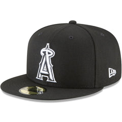 Los Angeles Angels 59FIFTY Fitted Hat - Black | New Era