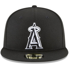 Los Angeles Angels 59FIFTY Fitted Hat - Black | New Era