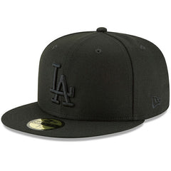 Los Angeles Dodgers Primary Logo Basic 59FIFTY Fitted Hat - Black | New Era