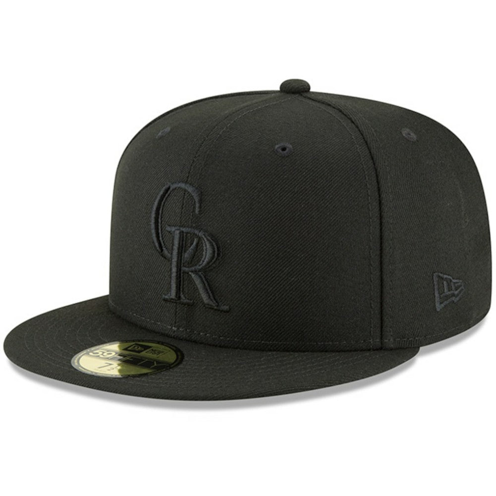Colorado Rockies Primary Logo Basic 59FIFTY Fitted Hat - Black | New Era