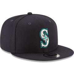 Seattle Mariners Team Color 9FIFTY Snapback Hat - Navy | New Era