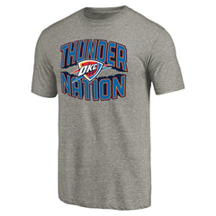Oklahoma City Thunder Thunder Nation Hometown Collection Tri-Blend T-Shirt - Gray shop