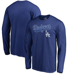 Los Angeles Dodgers Cooperstown Collection Wahconah Long Sleeve T-Shirt - Royal