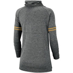 NFL New Orleans Saints Women's Historic Marks Long Sleeve Tri-Blend Funnel Sweatshirt