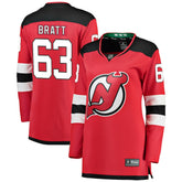 Jesper Bratt New Jersey Devils Fanatics Women's Home Breakaway Player Jersey