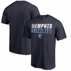 Memphis Grizzlies Fade Out T-Shirt - Navy discount