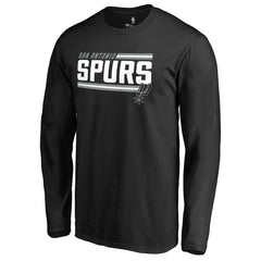 San Antonio Spurs Onside Stripe Long Sleeve T-Shirt - Black online