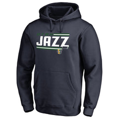 Utah Jazz Onside Stripe Pullover Hoodie - Navy discount