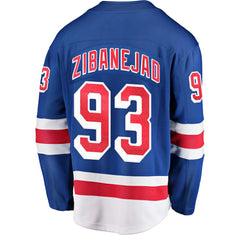 Mika Zibanejad New York Rangers Fanatics Home Breakaway Player Jersey