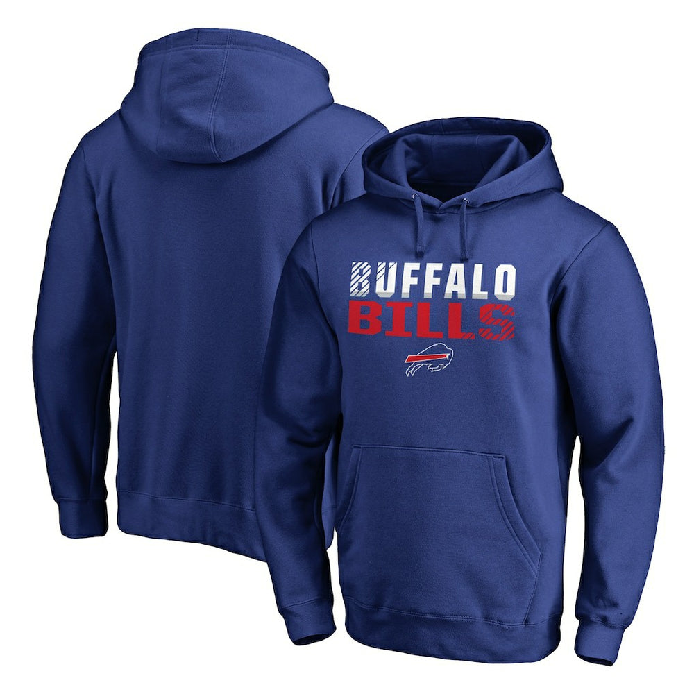 NFL Buffalo Bills Iconic Collection Fade Out Pullover Hoodie