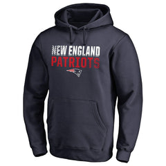 NFL New England Patriots Iconic Collection Fade Out Pullover Hoodie