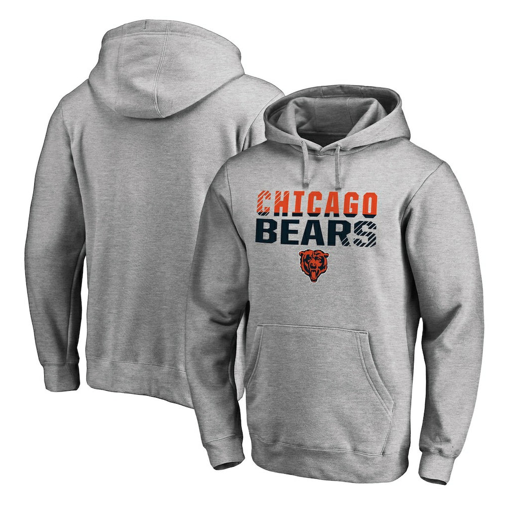 NFL Chicago Bears Iconic Collection Fade Out Pullover Hoodie