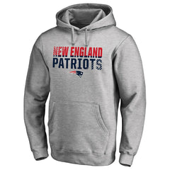 NFL New England Patriots Iconic Collection Fade Out Pullover Hoodie