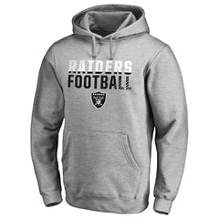 NFL Las Vegas Raiders Iconic Collection Fade Out Pullover Hoodie