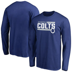 NFL Indianapolis Colts Iconic Collection On Side Stripe Long Sleeve T-Shirt