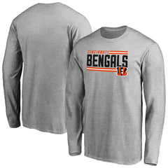 NFL Cincinnati Bengals Iconic Collection On Side Stripe Long Sleeve T-Shirt