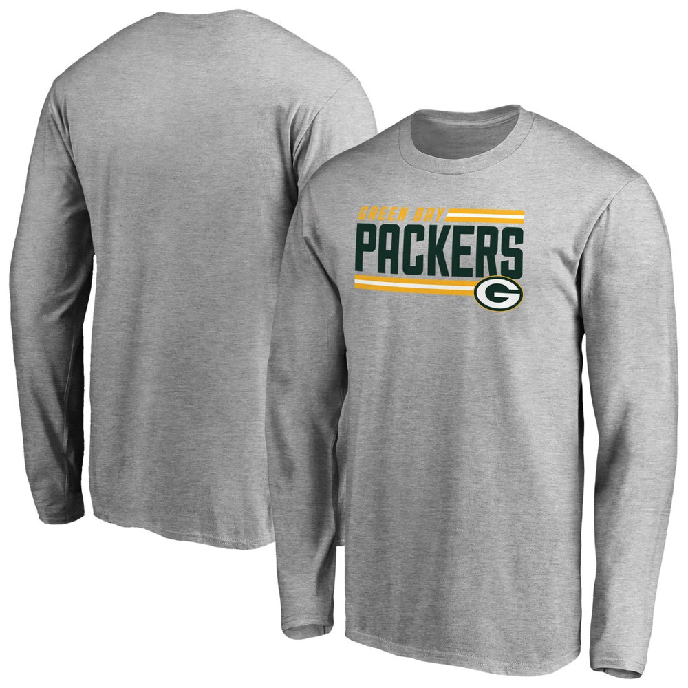 NFL Green Bay Packers Iconic Collection On Side Stripe Long Sleeve T-Shirt