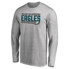 NFL Philadelphia Eagles Iconic Collection On Side Stripe Long Sleeve T-Shirt