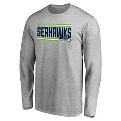 NFL Seattle Seahawks Iconic Collection On Side Stripe Long Sleeve T-Shirt