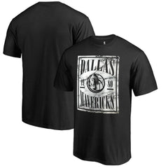Dallas Mavericks Black Court Vision T-Shirt discount