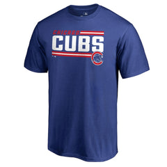 Chicago Cubs Onside Stripe T-Shirt - Royal