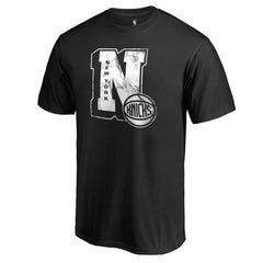 New York Knicks Letterman T-Shirt - Black sale
