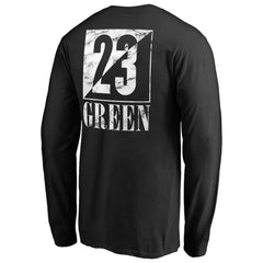 Draymond Green Golden State Warriors Yin & Yang Name and Number Long Sleeve T-Shirt sale - Black cheap