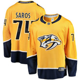 Juuse Saros Nashville Predators Fanatics Breakaway Player Jersey